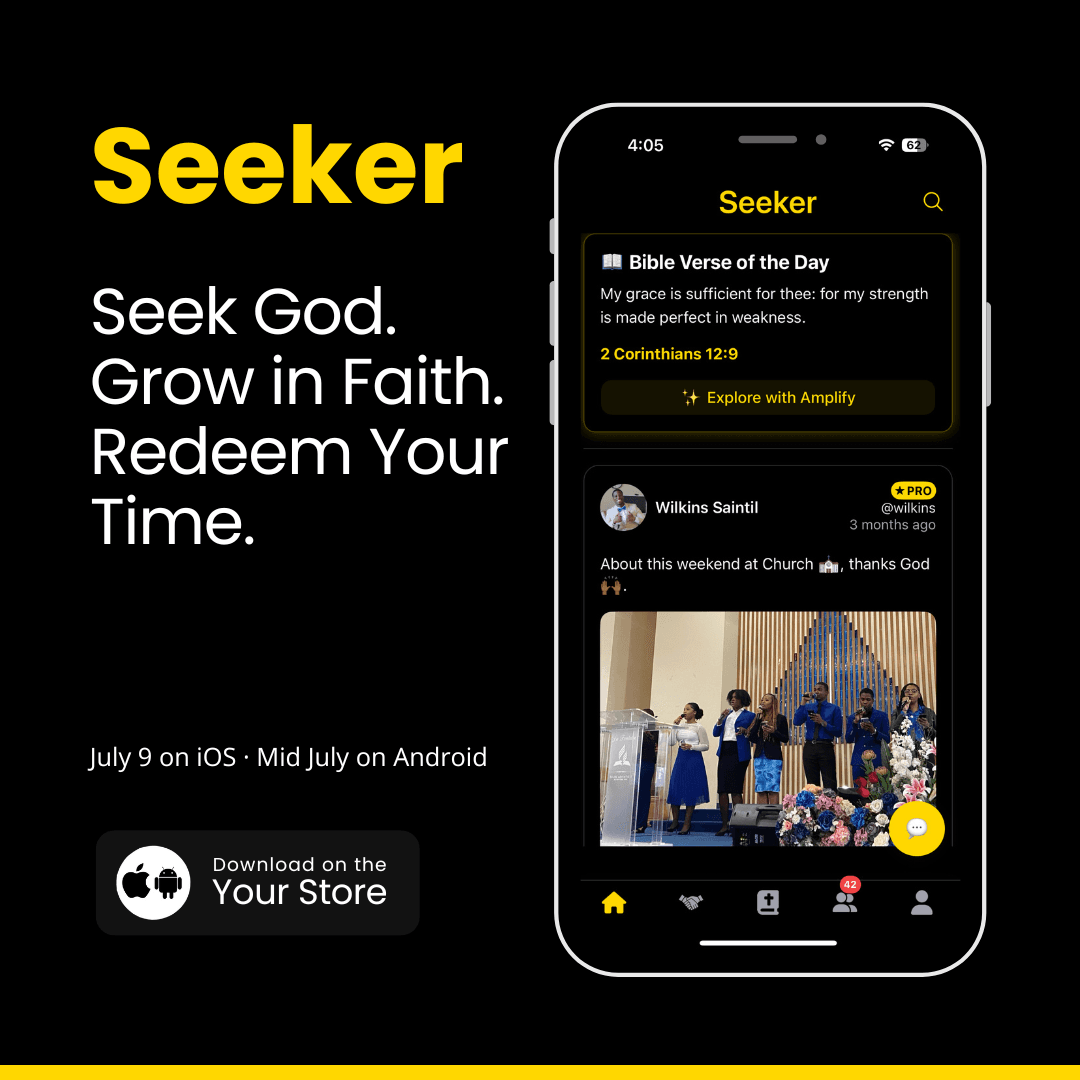 Screenshot of The Seeker App project