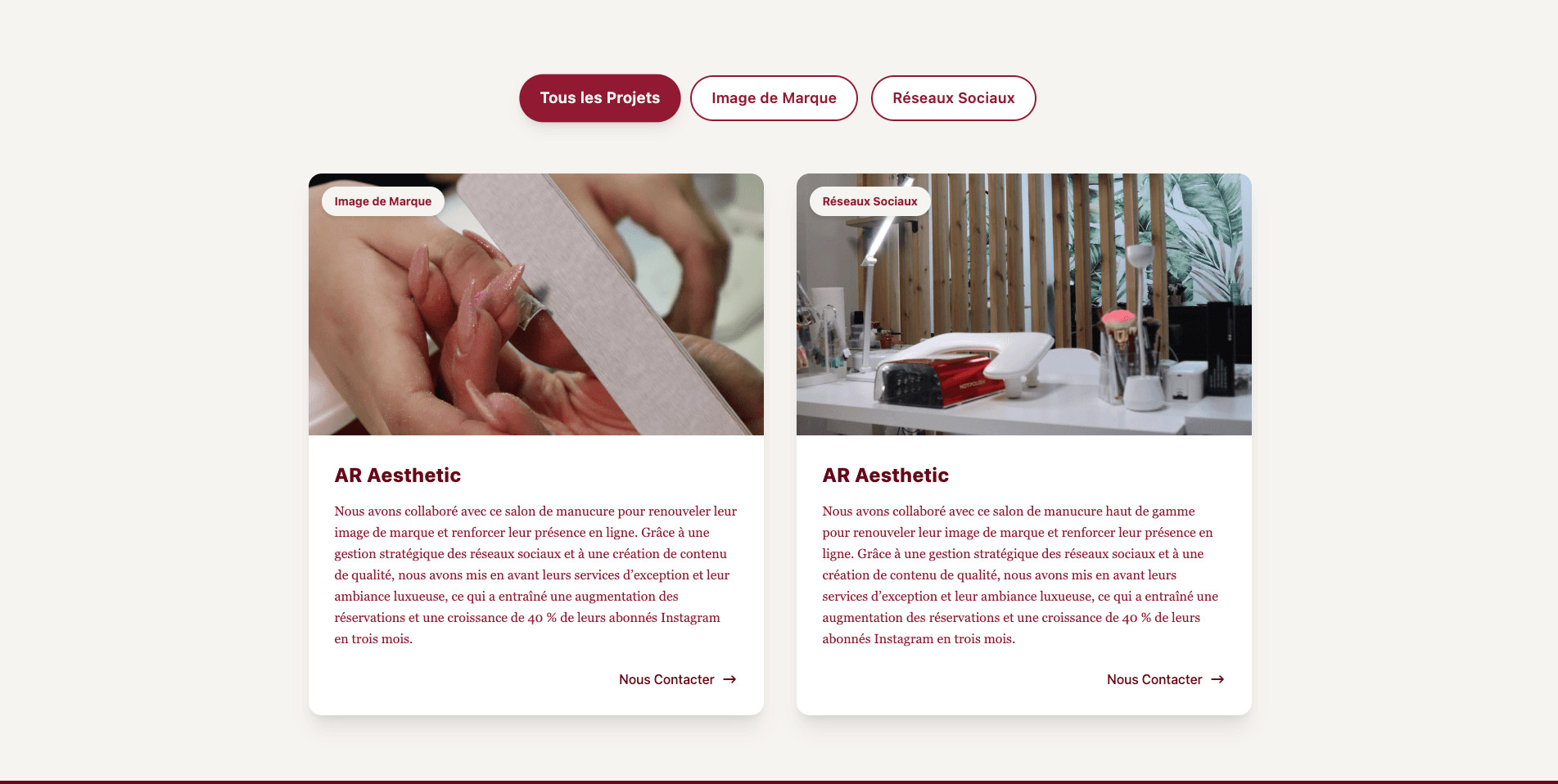 Screenshot of ConsoMedia project